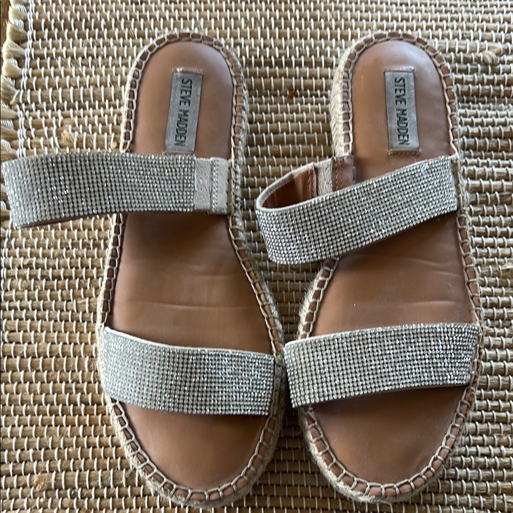 Steve Madden Women's Silver Sandals